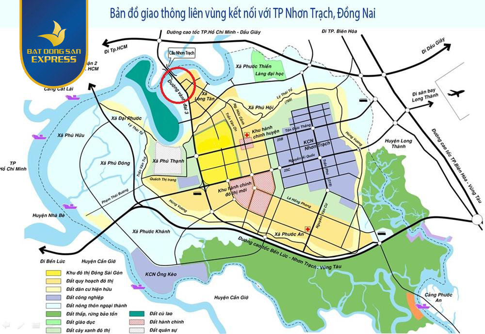 Giá đất tại Nhơn Trạch