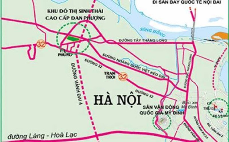 Hệ thống giao thông huyện Đan Phượng