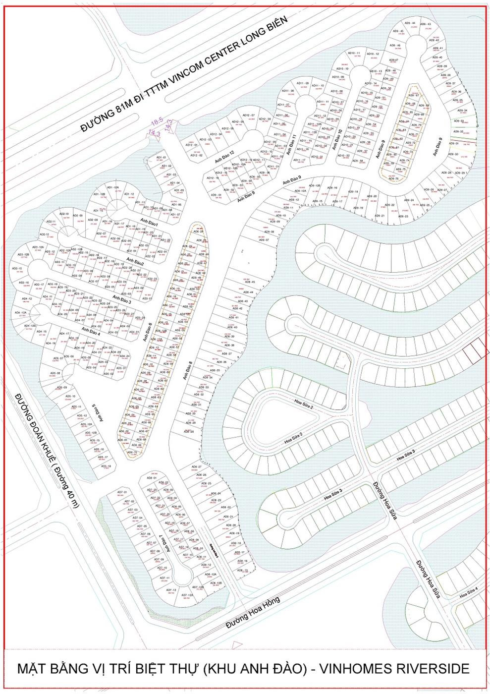phan khu biet thu anh dao vinhomes riverside