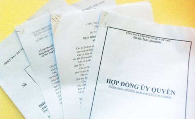 Hợp đồng ủy quyền nhà đất