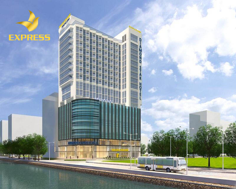 Khách sạn Diamond Star Ben Tre thuộc Cao ốc liên hợp Hoàn cầu Bến Tre