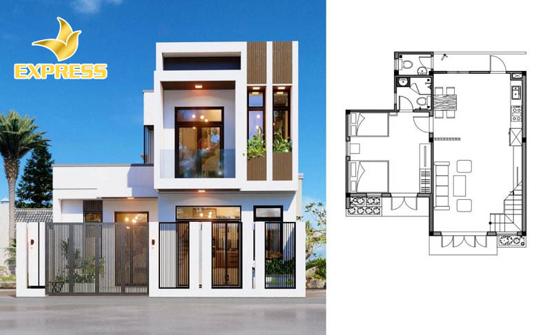 Khi hoàn tất các bước trên sẽ ra được bản thiết kế hoàn chỉnh để tham khảo