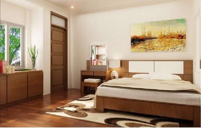 Không được kê giường đối diện với cửa ra vào