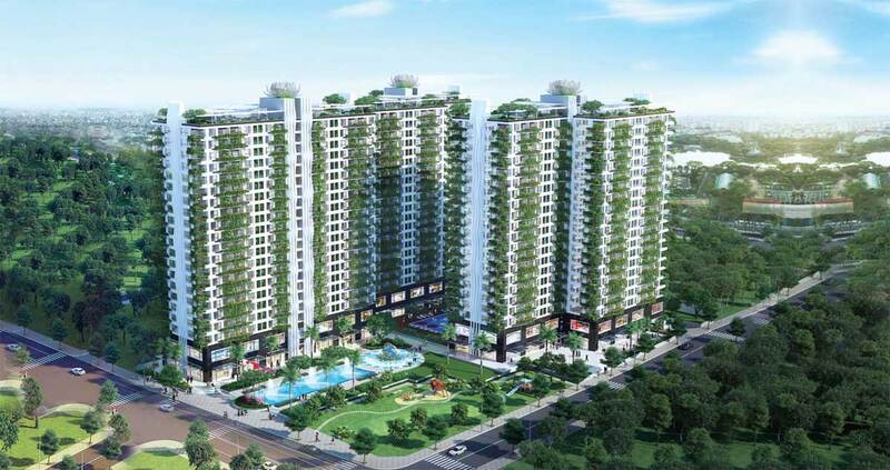 Khu căn hộ Diamond Lotus Lakeview ở số 96 Lũy Bán Bích, quận Tân Phú