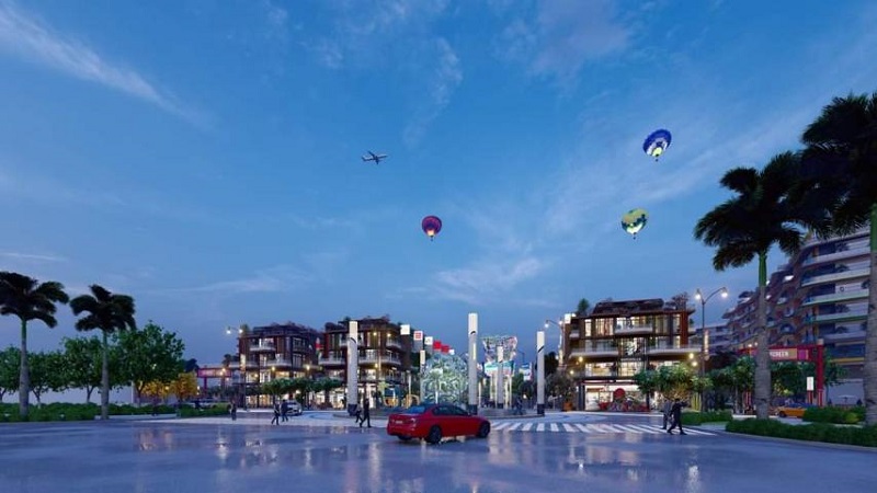 Khu quảng trường dự án sở hữu số lượng tiện ích khổng lồ
