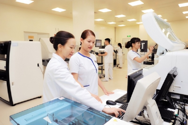 Khu vinmec đầy đủ trang thiết bị hiện đại hỗ trợ chăm sóc sức khỏe