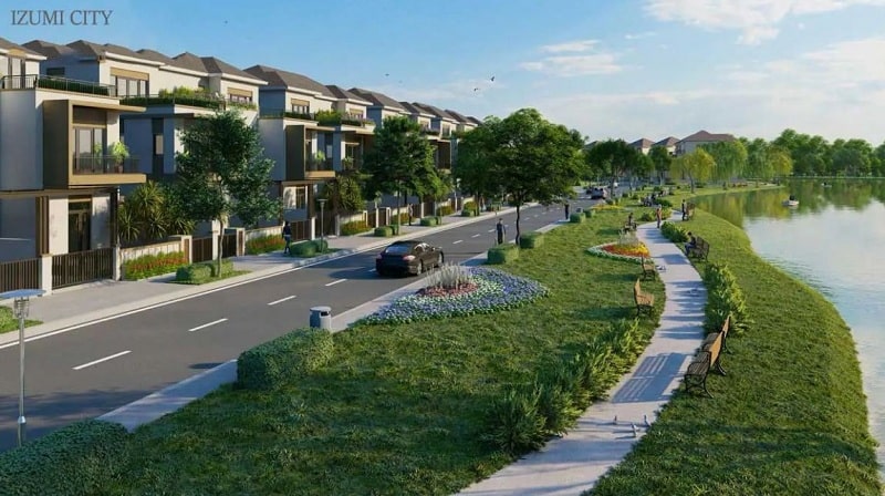 Kiến trúc biệt thự ven sông dự án với tầm view ấn tượng dễ dàng chinh phục khách hàng