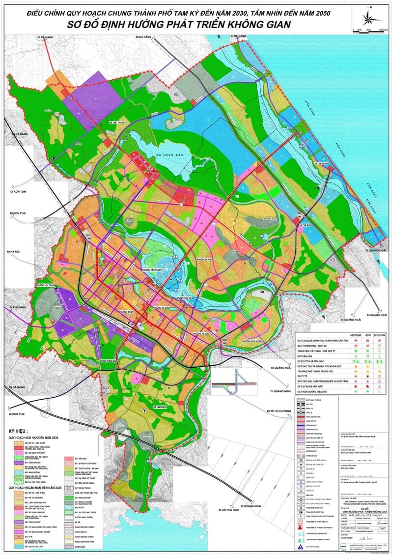 Lập mục tiêu định hướng phát triển không gian xanh trong khu vực
