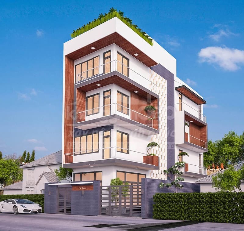 Lợi thế của những mẫu nhà 2 tầng mặt tiền đẹp hot hiện nay