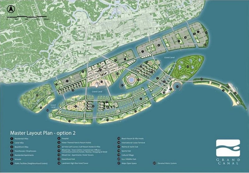 Mặt bằng tổng quan dự án Vinhomes Cần Giờ