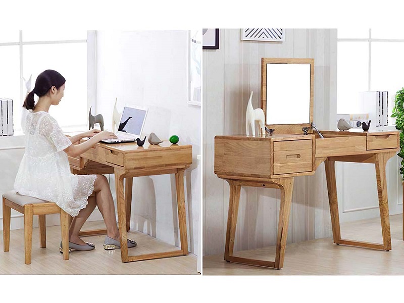 Mẫu bàn trang điểm kết hợp bàn làm việc đẹp nhất