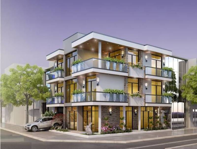 Mẫu biệt thự 3 tầng 2 mặt tiền đẹp được xây dựng phục vụ nhu cầu và sở thích của gia đình