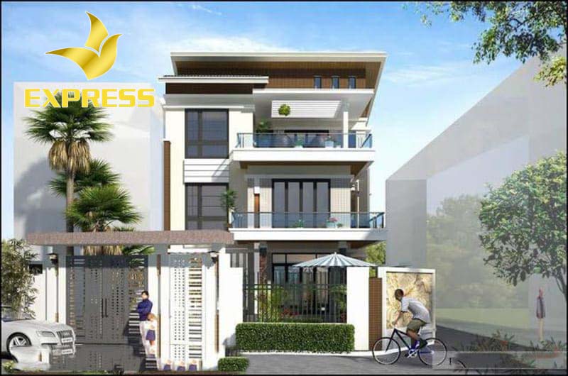 Mẫu biệt thự mini 3 tầng châu Âu