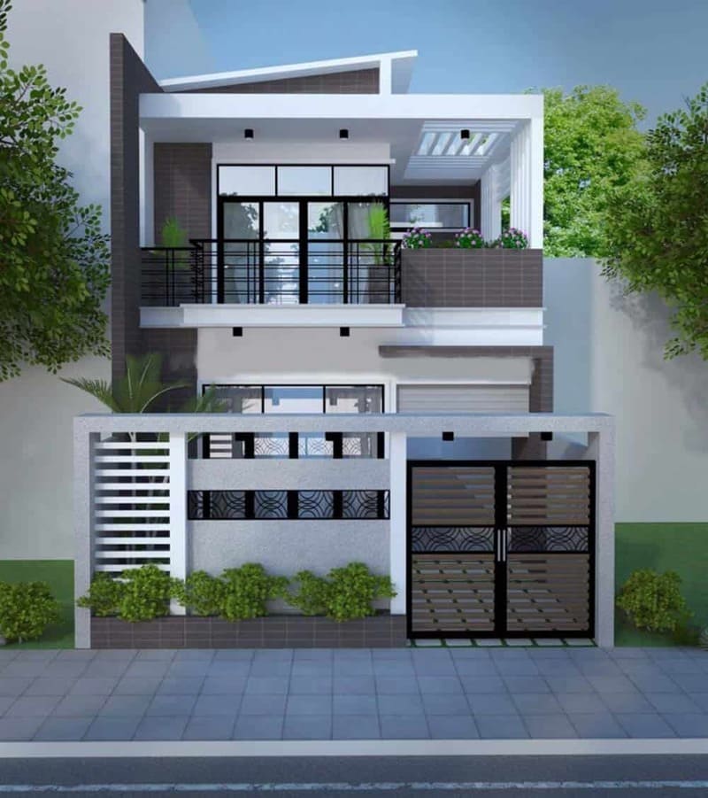 Mẫu nhà 2 tầng 7x10m thiết kế theo nhiều phong khách và nhiều mẫu mã đa dạng