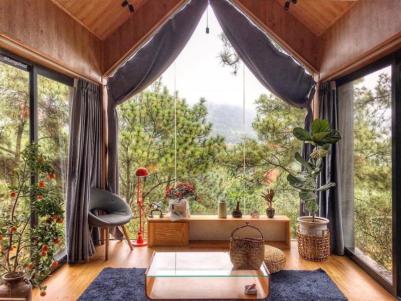 Mẫu nhà kính có mặt tiền cổ điển