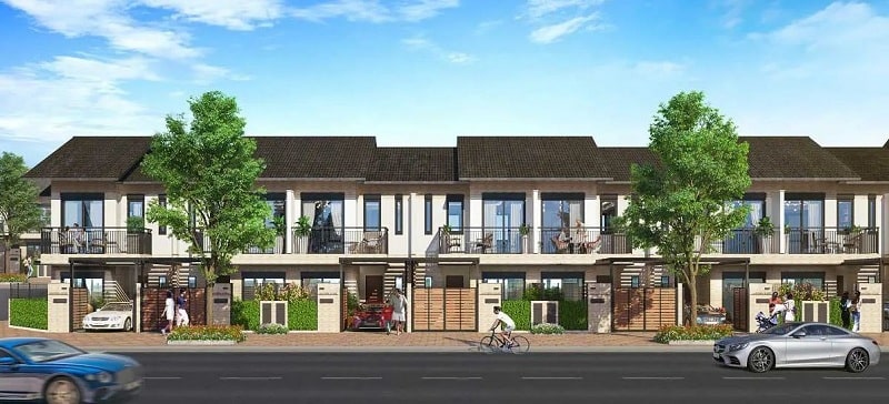 Mẫu nhà phố vườn được dùng chủ yếu để ở với không gian yên tĩnh, trong lành