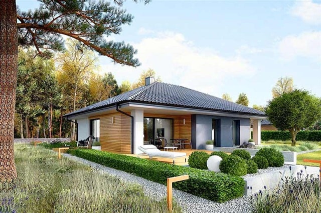 Mẫu nhà vườn mang tới không gian sống xanh, thoáng mát