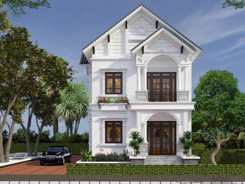  Mẫu nhà vuông 2 tầng đẹp được ưa chuộng bởi gia đình Việt