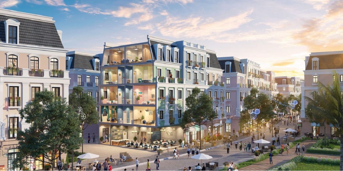 Mẫu thiết kế Shophouse khác sẽ được xây dựng trong dự án