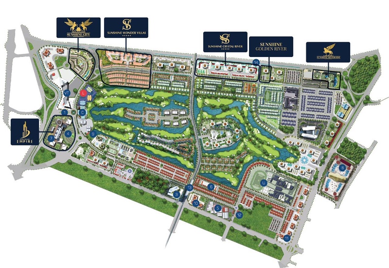 sunshine golden river