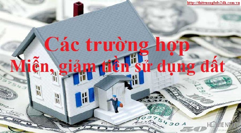 Miễn giảm tiền sử dụng đất