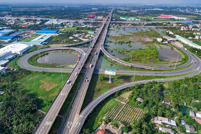 Mô hình quy hoạch cơ sở hạ tầng cùng các tuyến đường trọng điểm ở huyện Bến Lức