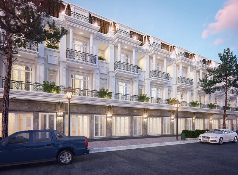 Mô phỏng một góc sản phẩm thấp tầng 