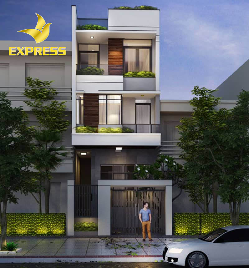 Nâng thềm cao hơn mặt bằng chung giúp ngôi nhà sang trọng hơn