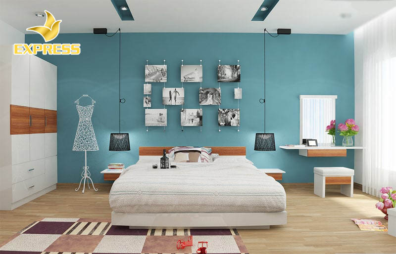 Nên đặt giường ở góc tường hoặc mặt phẳng vững chắc để tạo điểm tựa