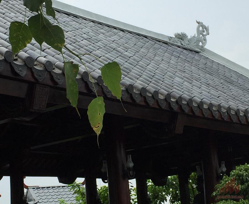 Ngói âm dương mang đậm giá trị thẩm mỹ