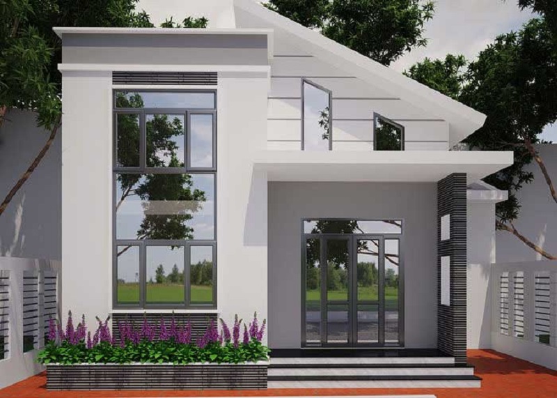Nhà cấp 4 40m2 phù hợp với xu hướng thời thượng