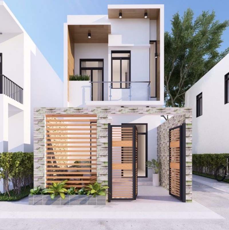 Nhà ống 2 tầng 3 phòng ngủ