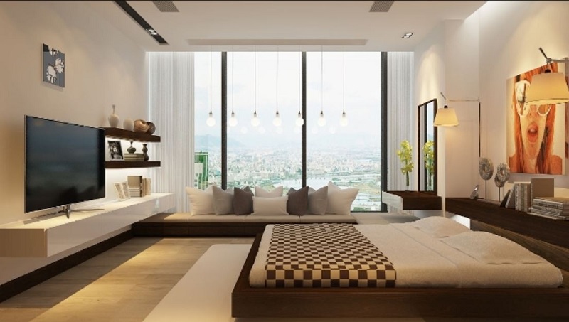 Nhiều gia đình lắp điều hòa âm tường trong phòng ngủ