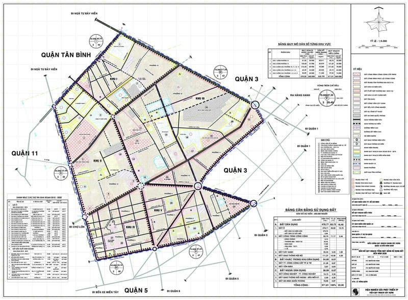 Phạm vi quy hoạch Quận 10