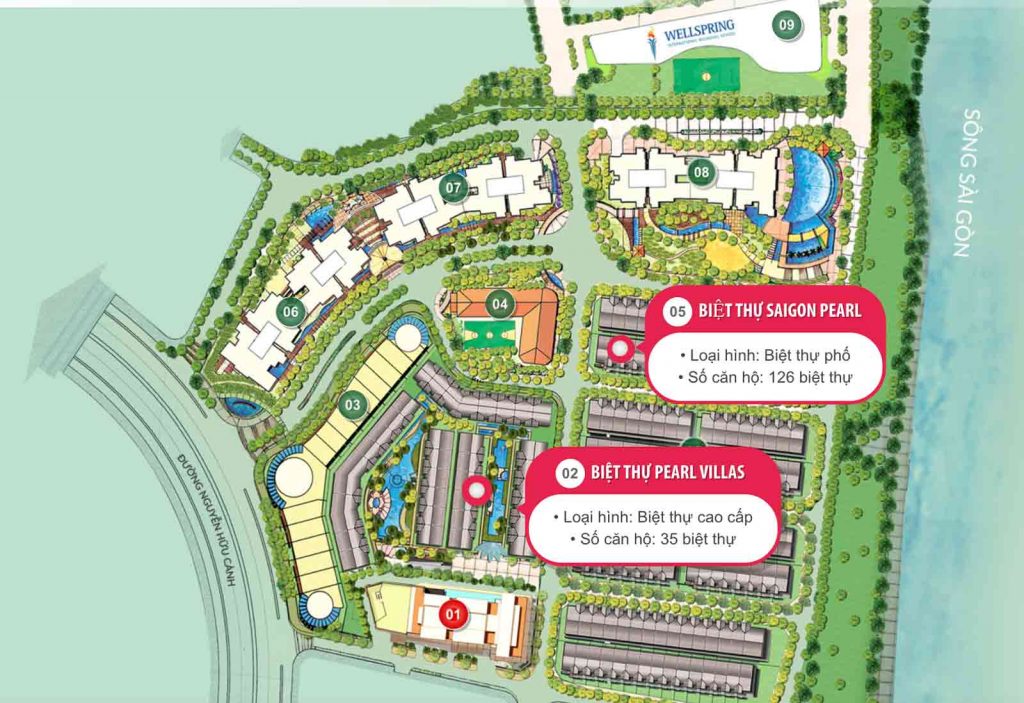 saigon pearl – villas