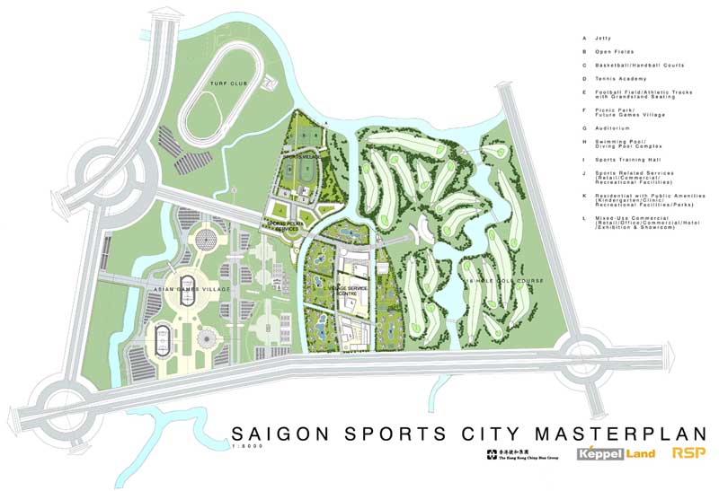 dự án saigon sports city keppel land quận 2