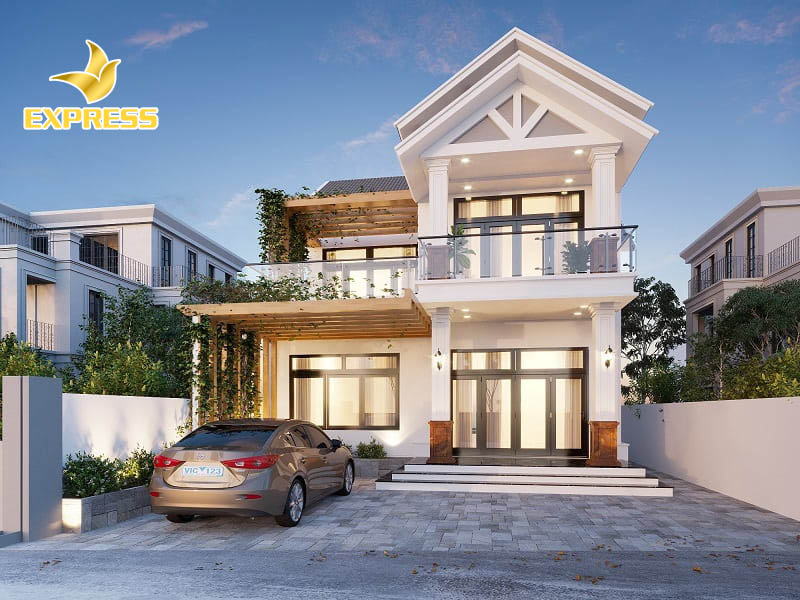 Sang trọng, độc đáo chính là ấn tượng đầu tiên của căn biệt thự này