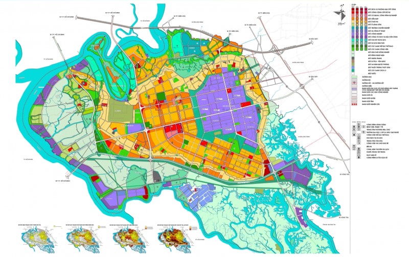 Sơ đồ định hướng phát triển không gian thành phố Hà Tĩnh