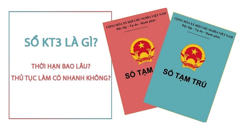Sổ tạm trú KT3 được sử dụng khá nhiều bởi người lao động hoặc sinh viên đến từ các tỉnh khác.