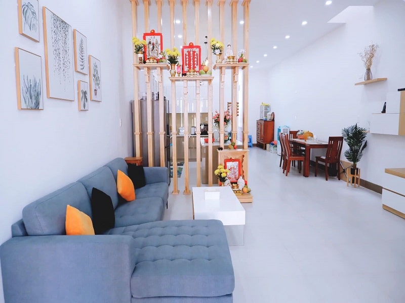 Sử dụng tủ gắn tường, tủ âm tường để tiết kiệm diện tích sàn