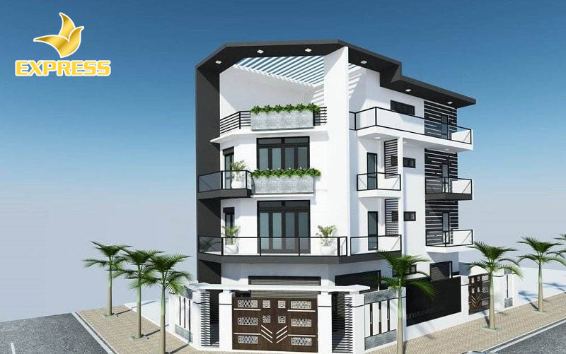 Tận dụng triệt để, tối ưu diện tích để thiết kế cho cả hai hướng mặt tiền
