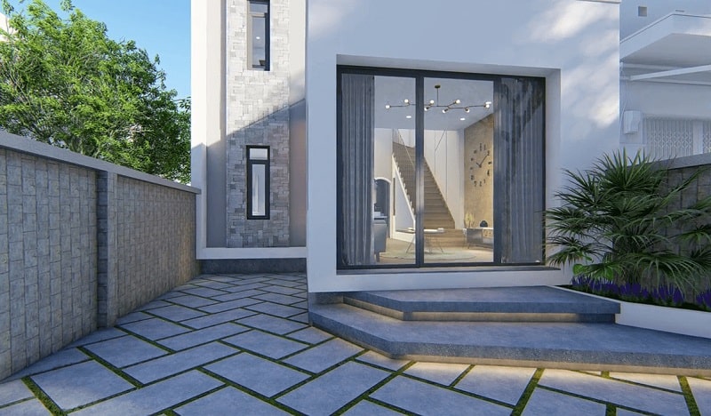 Tạo nhiều cửa sổ giúp nhà trở nên sáng sủa và có nhiều ánh sáng chiếu vào