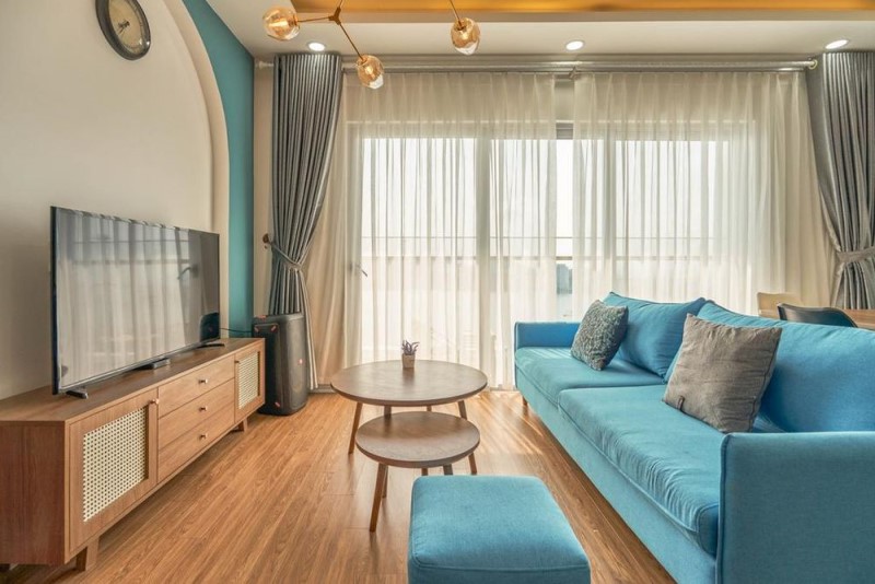 Thiết kế phòng khách tối giản