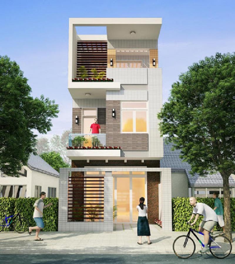 Thiết kế nhà cao tầng thể hiện nhiều ưu việt