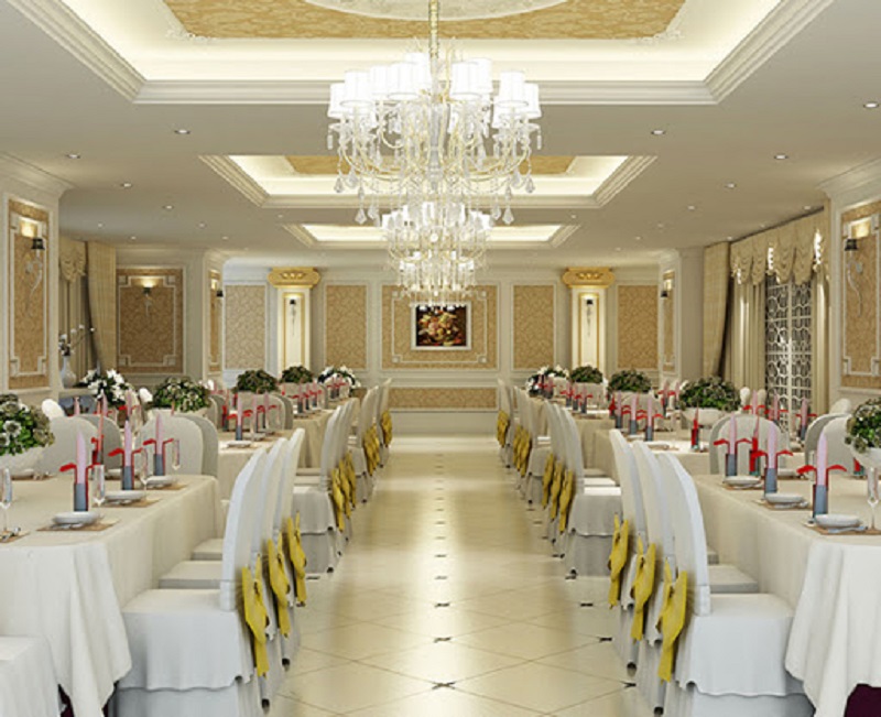 Thiết kế nhà hàng tiệc cưới - xu thế được nhiều chủ đầu tư quan tâm