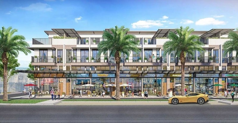 Thiết kế nhà phố Shophouse nơi diễn ra các hoạt động sầm uất trong tương lai