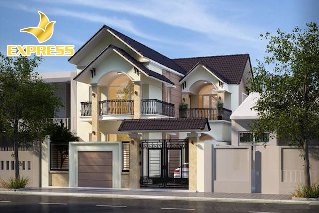 Thiết kế nhà sử dụng mái thái