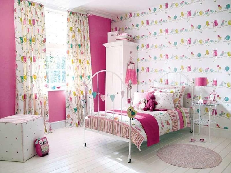 Thiết kế phòng bằng giấy dán tường