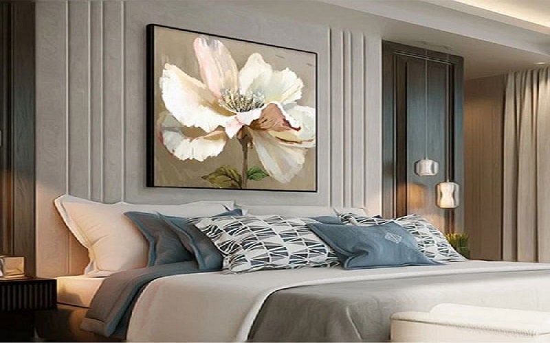 Tranh nghệ thuật giúp căn phòng sinh động