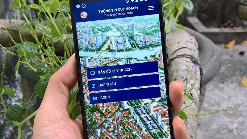 Ứng dụng xem quy hoach nhà đất trên điện thoại